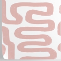 Carta da parati moderna design geometrico Astratta Bianca e Rosa Sconti