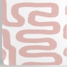Carta da parati moderna design geometrico Astratta Bianca e Rosa Sconti