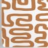 Carta da parati adesiva design geometrico Astratta Bianca e Nocciola Saldi