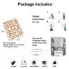Carta da parati adesiva design geometrico Astratta Bianca e Nocciola Catalogo