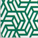 Carta da parati adesiva per soggiorni moderni Geometrica Verde Stock