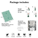 Carta da parati adesiva per soggiorni moderni Geometrica Verde Scelta
