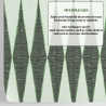 Carta da parati verde design geometrico vintage per soggiorno Chevron Saldi