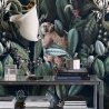 Carta da parati camera da letto floreale jungle Giungla Botanica Vendita