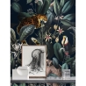 Carta da parati camera da letto floreale jungle Giungla Botanica Offerta