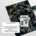 Carta da parati camera da letto floreale jungle Giungla Botanica Scelta