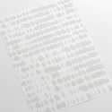 Carta da parati di design moderna per soggiorno Bianca Grigia Sconti