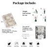 Carta da parati beige elegante floreale per camera da letto Foglie Edera Stock