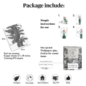 Carta da parati urban jungle piante bianco e grigio Palme Esotiche Sconti