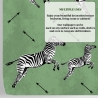 Carta da parati verde adesiva per camera da letto con animali Zebra Sconti