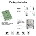 Carta da parati verde adesiva per camera da letto con animali Zebra Catalogo