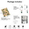 Carta da parati jungle arancione con foglie e animali Jungla Tropicale Saldi