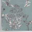 Carta da parati elegante con foglie camera da letto Illustrazioni Floreali Offerta