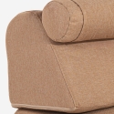 Poltrona letto singolo pieghevole da terra salvaspazio Jasmine Saldi