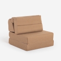 Poltrona letto singolo pieghevole da terra salvaspazio Jasmine Catalogo