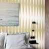 Carta da parati design geometrico vintage tessuto Chevron Stile Scandinavo Vendita