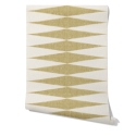 Carta da parati design geometrico vintage tessuto Chevron Stile Scandinavo Offerta