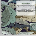 Carta da parati design floreale artistica Arts and Craft Vittoriana Catalogo
