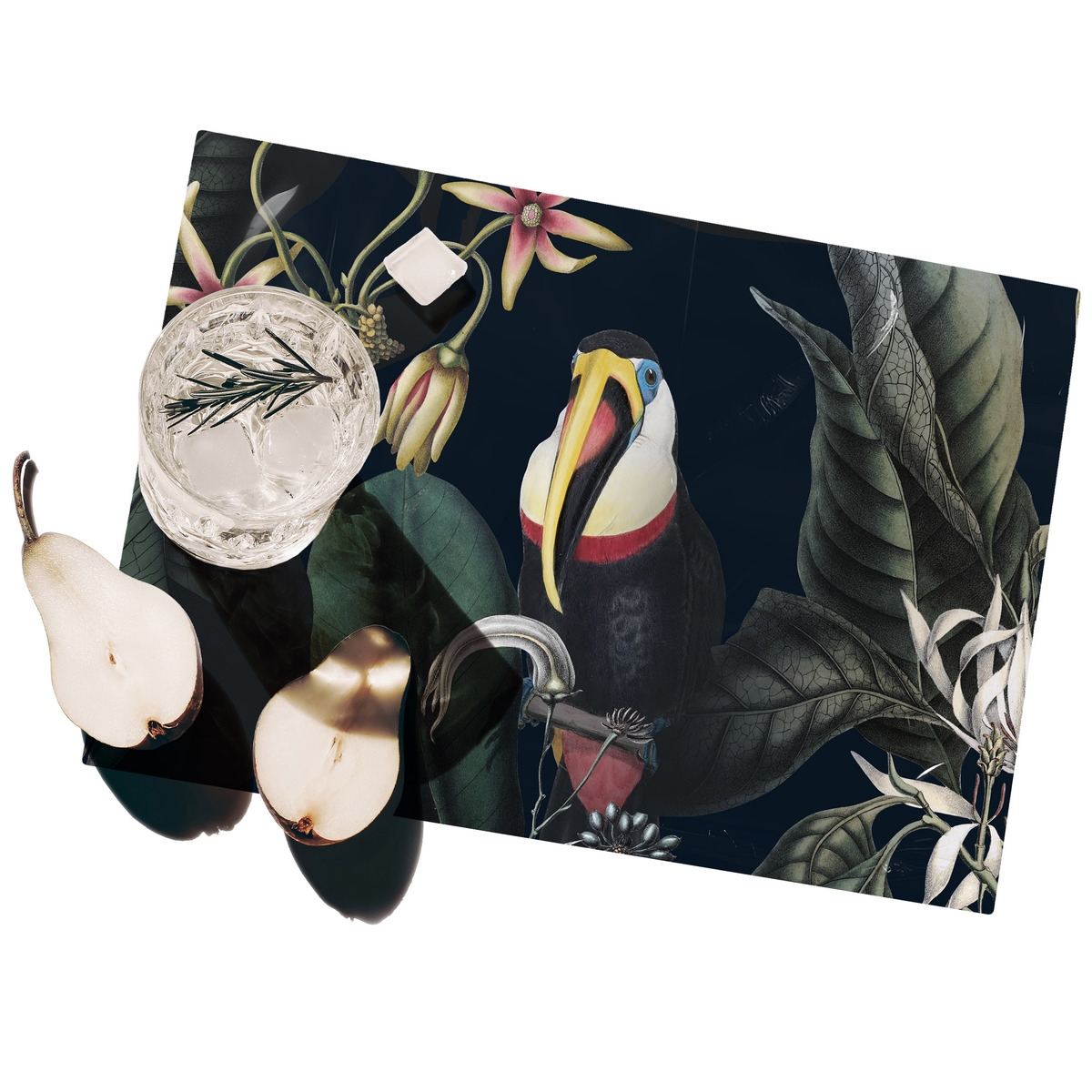 Set 2 tovagliette americane lavabili giungla animali 42x30 Dark Jaguar Promozione Set 2 tovagliette americane lavabili giungla animali 42x30 Dark Jaguar Promozione