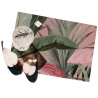Set 2 tovagliette americane da tavolo per colazione 42x30 Foresta Rosa Promozione