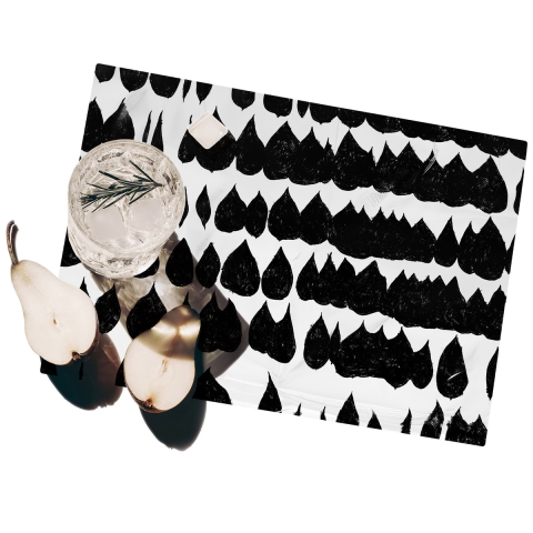 Set 2 tovagliette americane da colazione stile moderno 42x30cm Queen Promozione