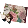 Set 2 tovagliette americane stile floreale plastificate lavabili Velvet Promozione