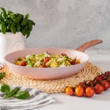 Padella 24cm in alluminio antiaderente effetto granito rosa Stonerose Vendita