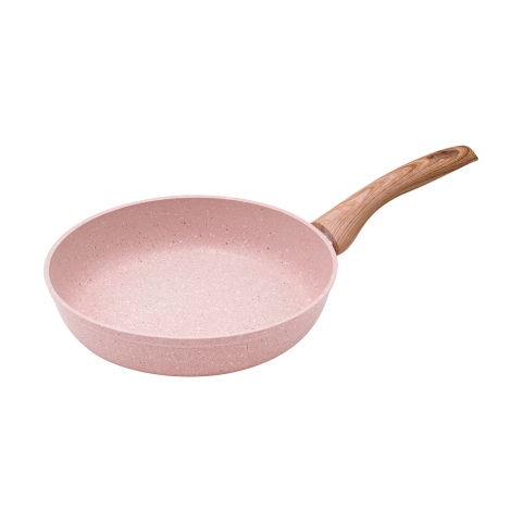 Padella 24cm in alluminio antiaderente effetto granito rosa Stonerose Promozione