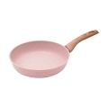 Padella 24cm in alluminio antiaderente effetto granito rosa Stonerose Promozione