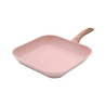 Bistecchiera antiaderente effetto granito rosa 28x28 Bisetti Stonerose Promozione