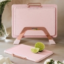 Set 3 taglieri di plastica cucina effetto granito rosa Bisetti Stonerose Vendita