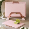 Set 3 taglieri di plastica cucina effetto granito rosa Bisetti Stonerose Vendita
