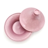 Pentola tajine antiaderente in ceramica rosa 26cm Bisetti Stonerose Offerta
