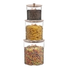 Set 3 barattoli da cucina impilabili salvaspazio salvafreschezza Stonerose Offerta