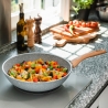 Pentola wok in alluminio antiaderente 28cm effetto pietra Pierre Gourmet Vendita
