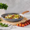 Pentola wok in alluminio antiaderente 28cm effetto pietra Pierre Gourmet Sconti