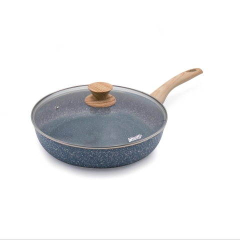 Padella in alluminio 28cm antiaderente con coperchio Pierre Gourmet Promozione