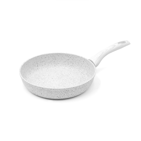 Padella 24cm alluminio antiaderente con manico legno bianco Stonewhite Promozione