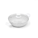 Tegame pentola in alluminio antiaderente 24cm Bisetti Stonewhite Promozione