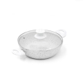 Tegame pentola in alluminio antiaderente 24cm Bisetti Stonewhite Promozione
