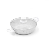 Tegame pentola in alluminio antiaderente 24cm Bisetti Stonewhite Promozione