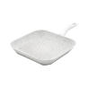 Bistecchiera antiaderente 28x28cm con manico legno bianco Stonewhite Promozione