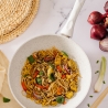Padella wok saltapasta 28cm in alluminio antiaderente Bisetti Stonewhite Offerta