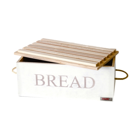 Cassetta portapane con tagliere in legno Bisetti Stonewhite Promozione