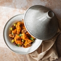 Tajine pentola antiaderente marocchina 26cm Bisetti Stonewhite Vendita