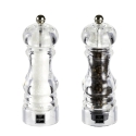Set macina sale pepe manuale trasparente tavola 17,5cm Bisetti Promozione
