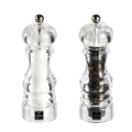 Set macina sale pepe manuale trasparente tavola 17,5cm Bisetti Promozione