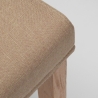 Sedia in legno imbottita stile henriksdal per cucina sala da pranzo Comfort 