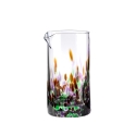 Brocca acqua in vetro 0,5lt multicolore 15cm Banderoles Promozione