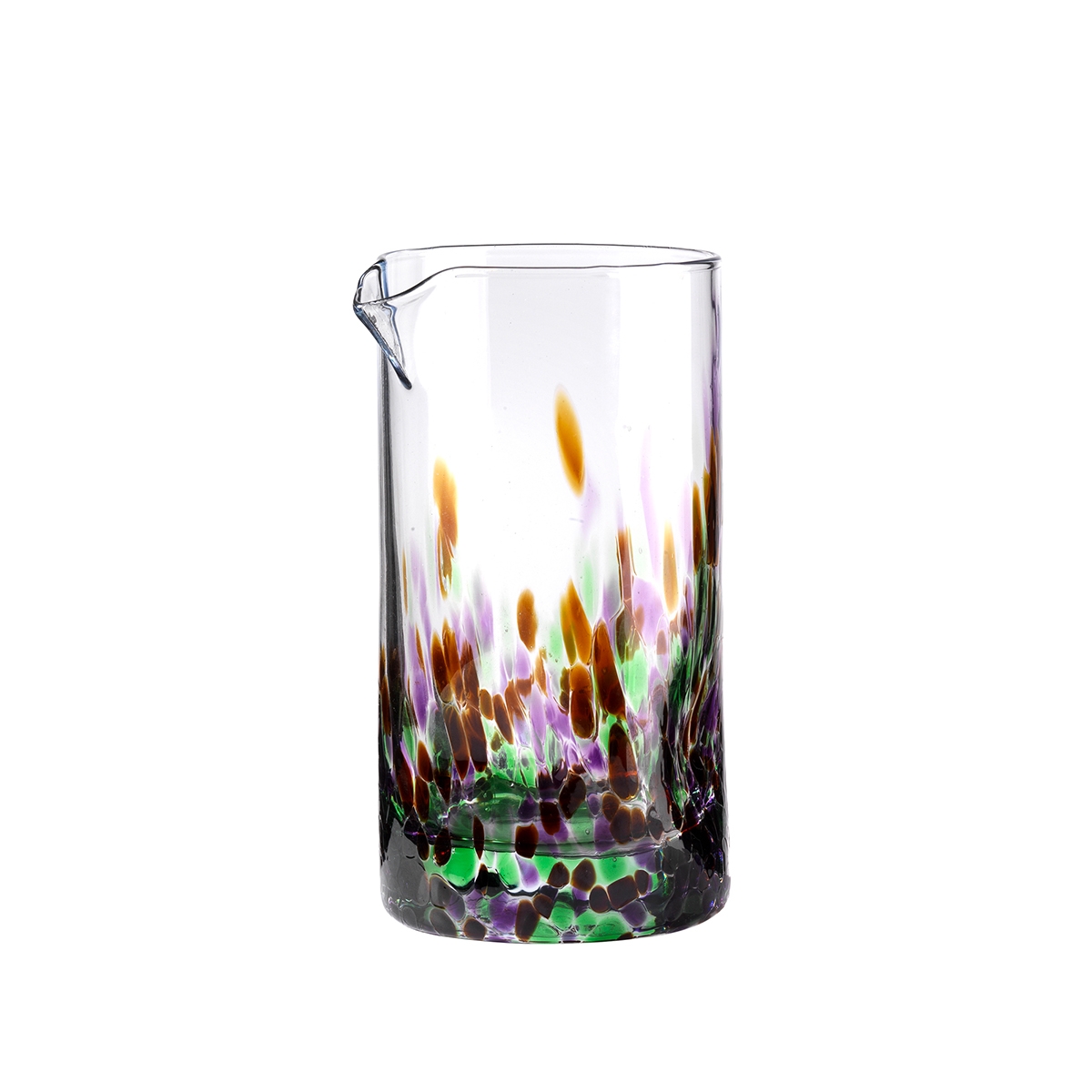 Brocca acqua in vetro 0,5lt multicolore 15cm Banderoles Promozione Brocca acqua in vetro 0,5lt multicolore 15cm Banderoles Promozione